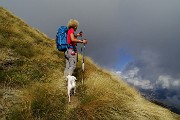 86 Risalendo su traccia al Monte Triomen